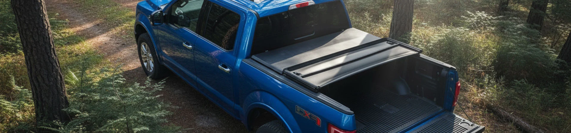 Blødt Vinyl Tri-Fold Tonneau Cover