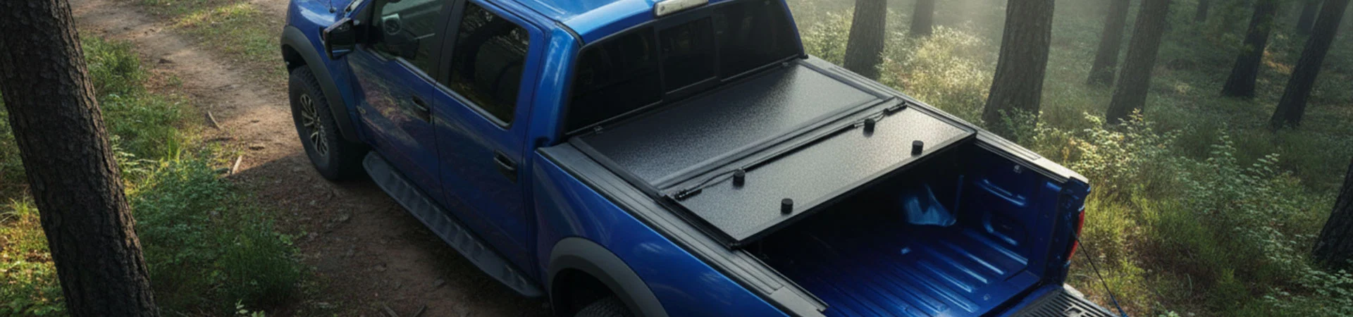 Lavprofil hård Tri-Fold Tonneau Cover