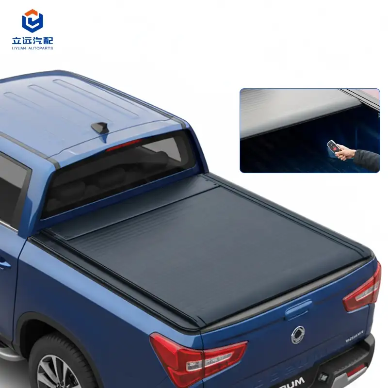 Elektrisk hårdt aluminium tilbagetrækkeligt Tonneau Cover til Ssangyong