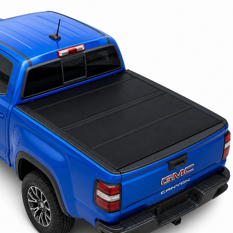 Low Profil Hard Quad-Fold Tonneau Cover til GMC Canyon