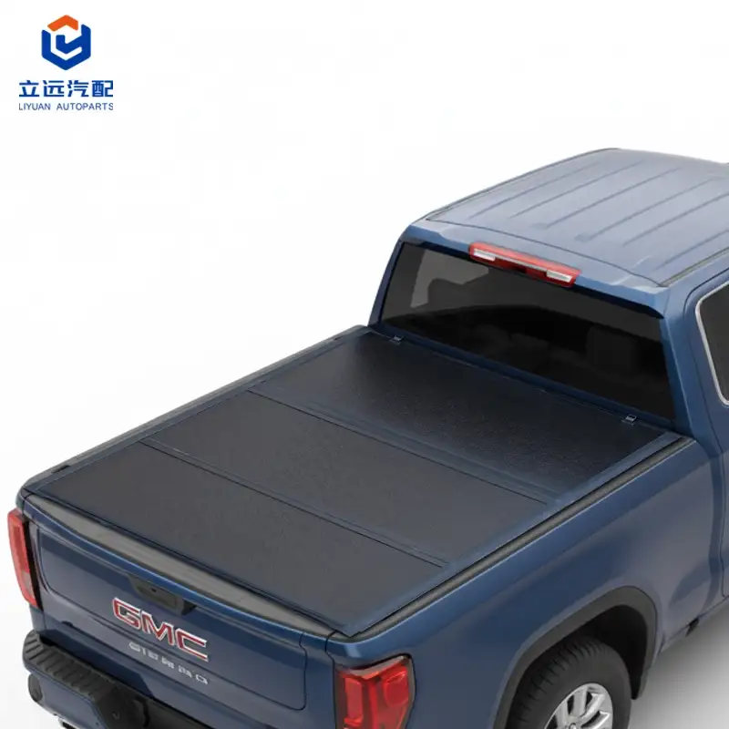 Low Profil Hard Tri-Fold Tonneau Cover til GMC