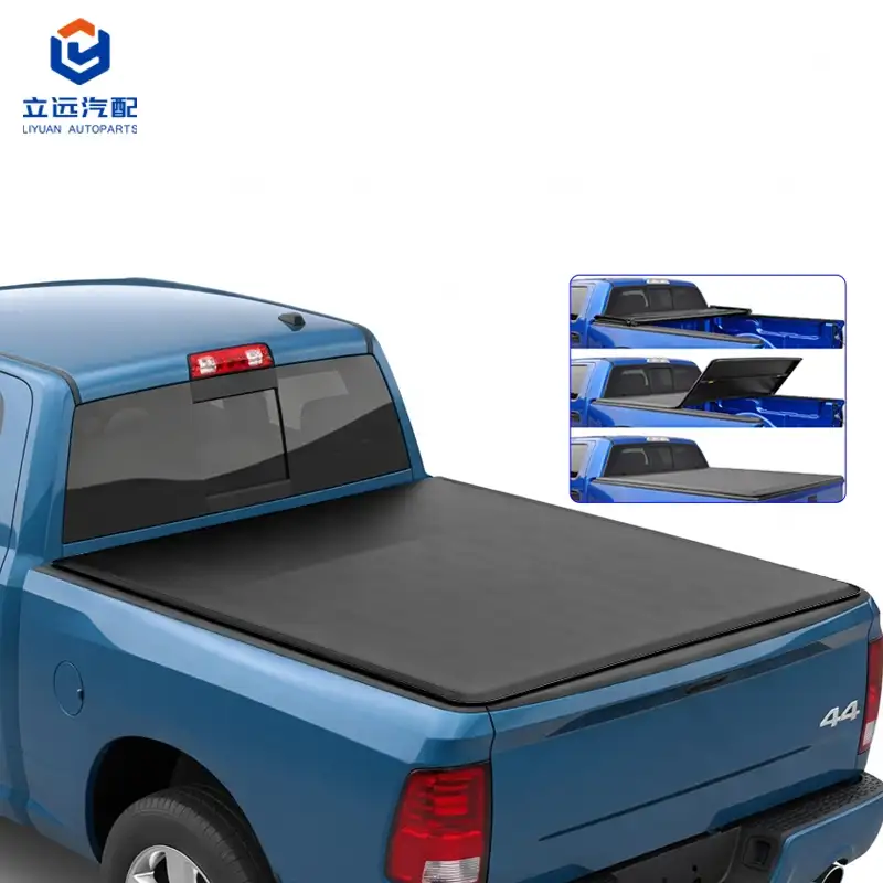 Blødt Vinyl Tri-Fold Tonneau Cover til Dodge